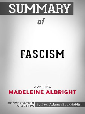 cover image of Summary of Fascism